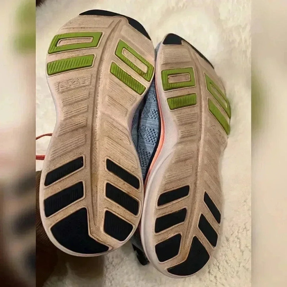 Apl Techloom Glacier Blue and Coral Sneakers - Picture 5 of 8